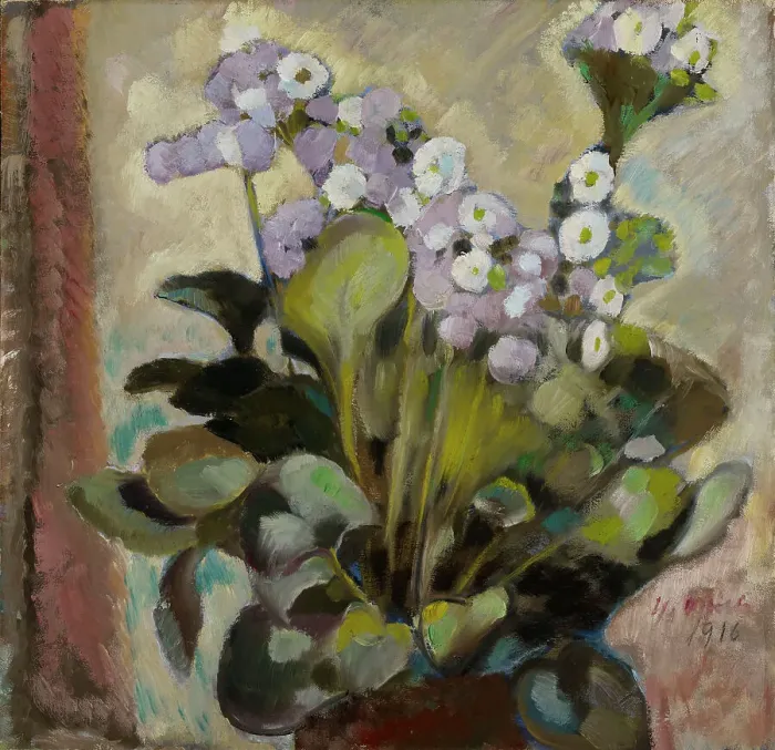 Framed Print : Flowers in a Pot, 1916. Creator: Yrjö Aleksander Ollila Framed Print : Flowers in a Pot, 1916. Creator: Yrjö Aleksander Ollila