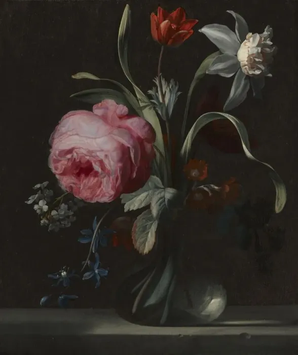 Framed Print : Flowers in a Vase, c. 1669. Creator: Simon Verelst (Dutch, 1644-1721) Framed Print : Flowers in a Vase, c. 1669. Creator: Simon Verelst (Dutch, 1644-1721)