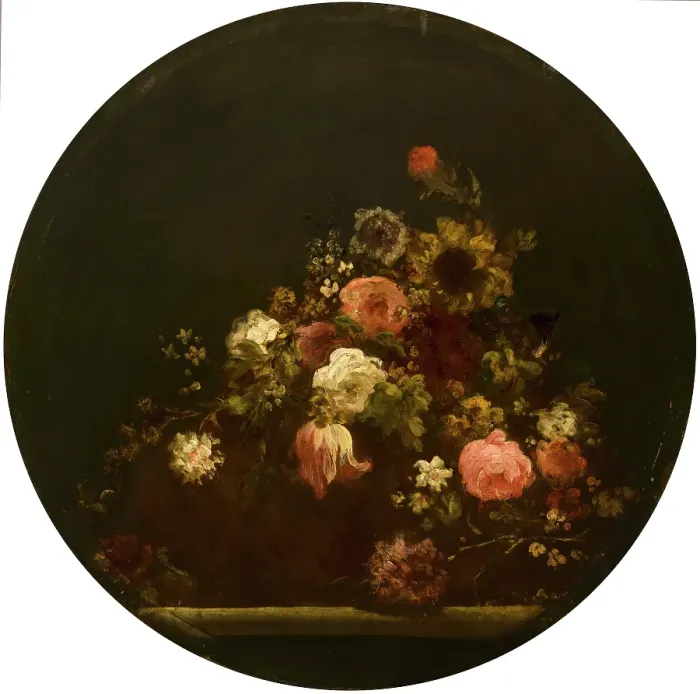 Framed Print : Flowers in a Vase, c1695-1741. Creator: Giovanni Antonio Pellegrini Framed Print : Flowers in a Vase, c1695-1741. Creator: Giovanni Antonio Pellegrini