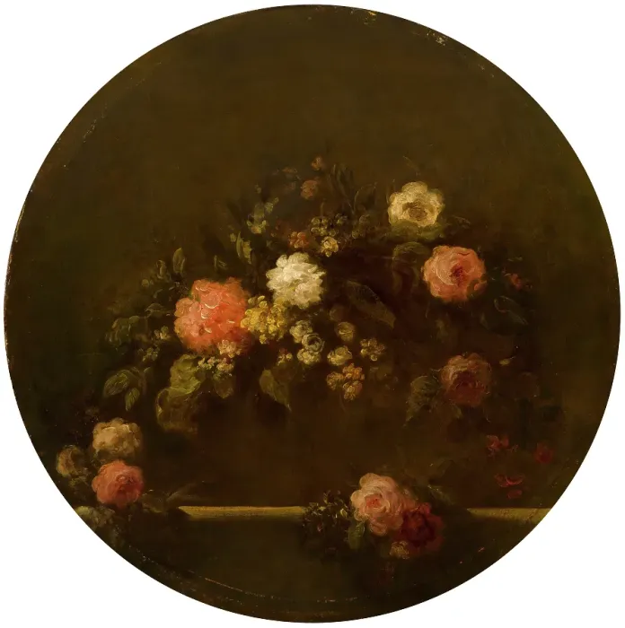 Framed Print : Flowers in a Vase, c1695-1741. Creator: Giovanni Antonio Pellegrini Framed Print : Flowers in a Vase, c1695-1741. Creator: Giovanni Antonio Pellegrini