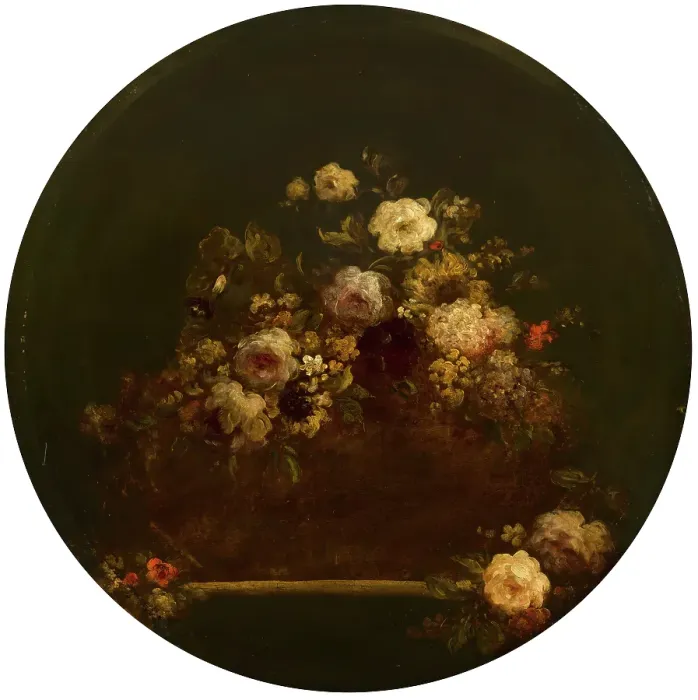 Framed Print : Flowers in a Vase, c1695-1741. Creator: Giovanni Antonio Pellegrini Framed Print : Flowers in a Vase, c1695-1741. Creator: Giovanni Antonio Pellegrini