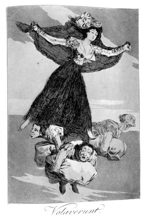 Framed Print : They have flown, 1799. Artist: Francisco Goya Framed Print : They have flown, 1799. Artist: Francisco Goya
