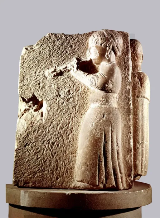 Framed Print : Flute player, corner relief from Osuna (Sevilla) Framed Print : Flute player, corner relief from Osuna (Sevilla)