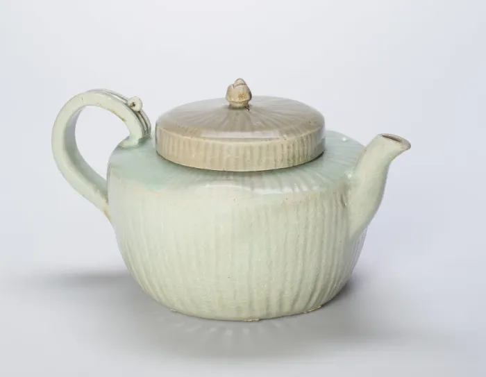 Framed Print : Fluted Teapot, Korea, Goryeo dynasty (918-1392), 13th century. Creator: Unknown Framed Print : Fluted Teapot, Korea, Goryeo dynasty (918-1392), 13th century. Creator: Unknown