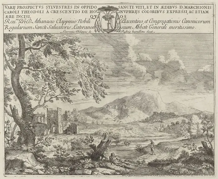 Framed Print : The Flutist, 1696. Creator: Crescenzio Onofri Framed Print : The Flutist, 1696. Creator: Crescenzio Onofri