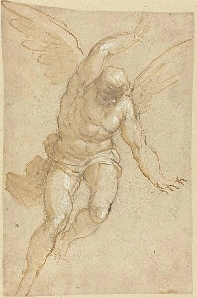 A Flying Angel, 1580 / 1590. Creator: Jacopo Palma