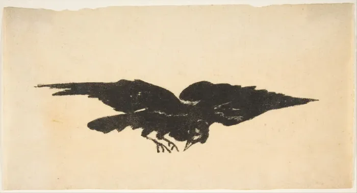 Framed Print : The Flying Raven, Ex Libris for The Raven by Edgar Allan Poe, 1875 Framed Print : The Flying Raven, Ex Libris for The Raven by Edgar Allan Poe, 1875