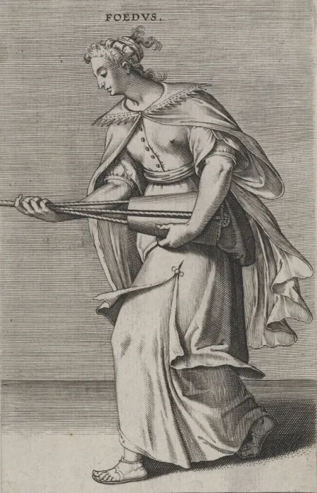 Framed Print : Foedus, from Prosopographia, ca. 1585-90. ca. 1585-90. Creator: Philip Galle Framed Print : Foedus, from Prosopographia, ca. 1585-90. ca. 1585-90. Creator: Philip Galle