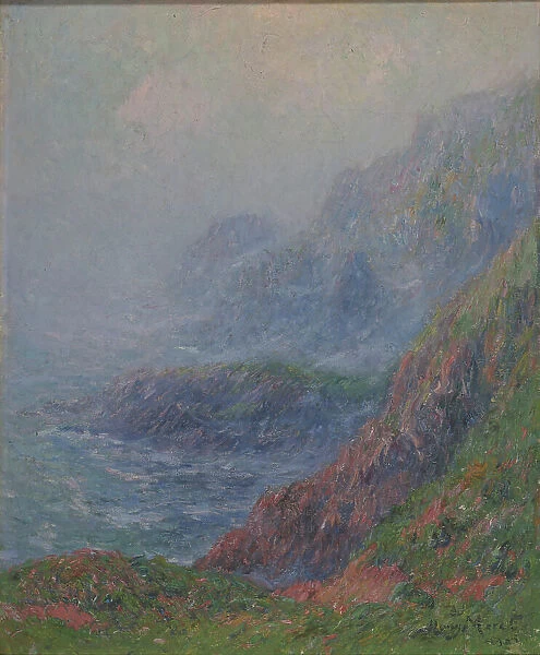 Foggy morning at Ouessant (Matinée brumeuse à Ouessant), 1901. Creator: Moret, Henry (1856-1913)