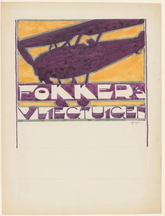 Framed Print : Fokker aircraft, 1919-1945. Creator: Reijer Stolk