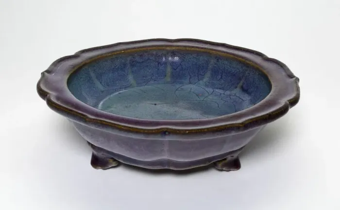 Framed Print : Foliate Dish with Three Feet, Song dynasty (960-1279). Creator: Unknown Framed Print : Foliate Dish with Three Feet, Song dynasty (960-1279). Creator: Unknown
