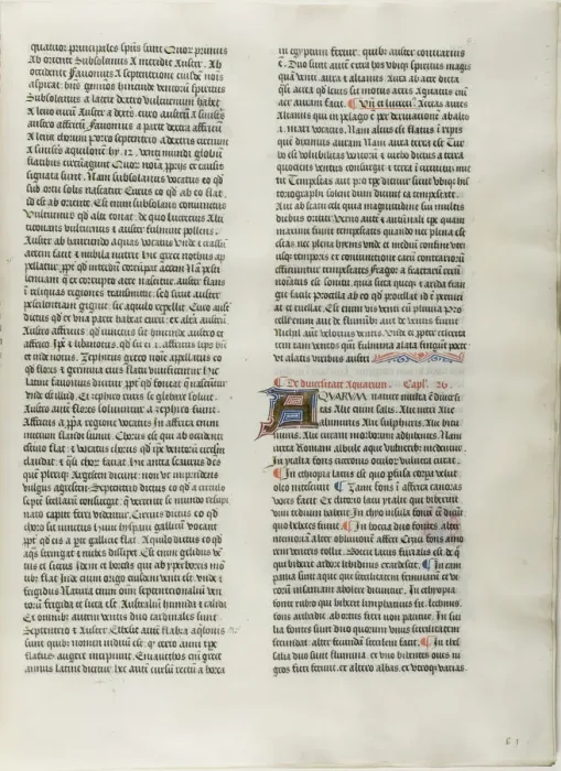 Framed Print : Folio Nine from Burchard of Sions De locis ac mirabilibus mundi, or an Illuminated Geo... c. 1460. Creator: Burchard of Mount Sion Framed Print : Folio Nine from Burchard of Sions De locis ac mirabilibus mundi, or an Illuminated Geo... c. 1460. Creator: Burchard of Mount Sion