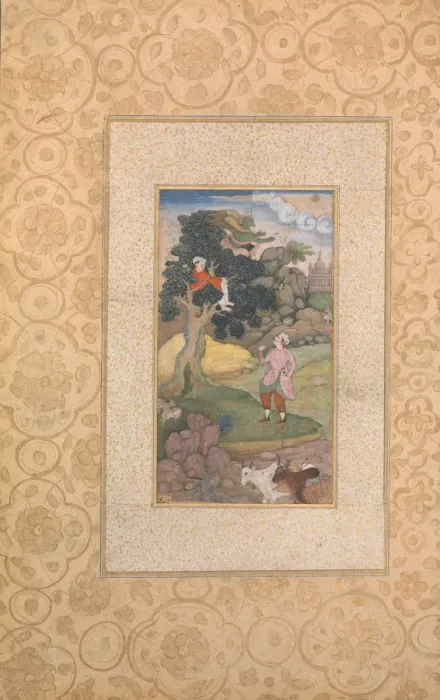 Framed Print : Folio from the Kathasaritsagara, ca. 1590. Creator: Unknown Framed Print : Folio from the Kathasaritsagara, ca. 1590. Creator: Unknown