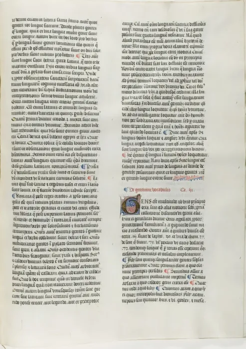 Framed Print : Folio Sixteen from Burchard of Sions De locis ac mirabilibus mundi, or an Illuminated... c. 1460. Creator: Burchard of Mount Sion Framed Print : Folio Sixteen from Burchard of Sions De locis ac mirabilibus mundi, or an Illuminated... c. 1460. Creator: Burchard of Mount Sion