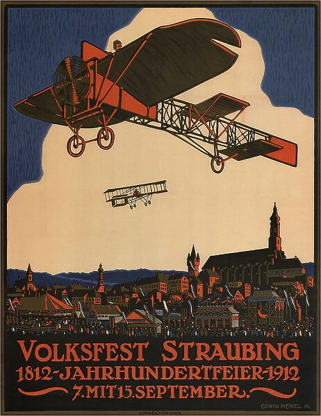 Folk festival Straubing, 1912. Creator: Henel, Edwin Hermann (1883-1953)