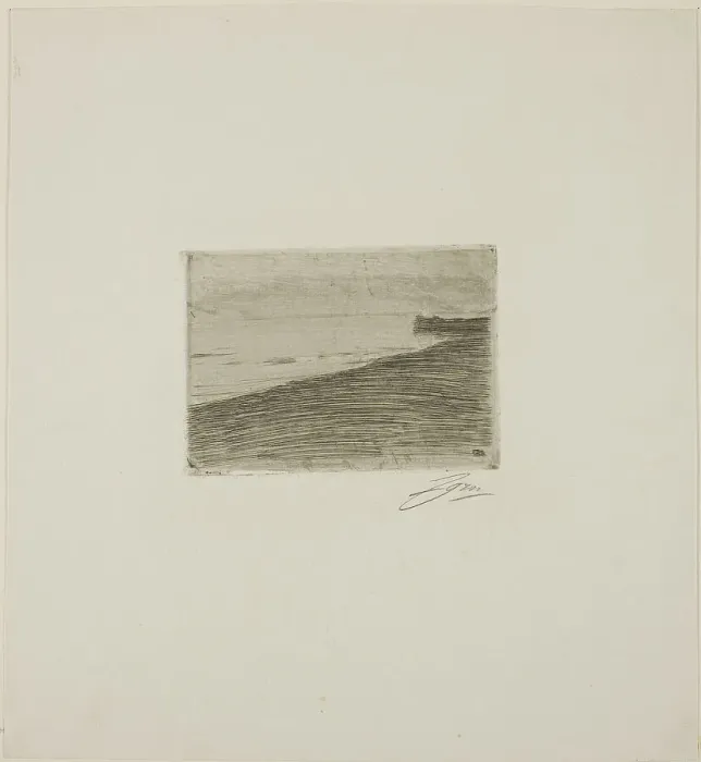 Framed Print : At Folkstone, 1890. Creator: Anders Leonard Zorn Framed Print : At Folkstone, 1890. Creator: Anders Leonard Zorn