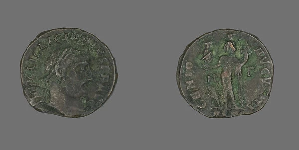 Follis (Coin) Portraying Emperor Licinius, 312. Creator: Unknown
