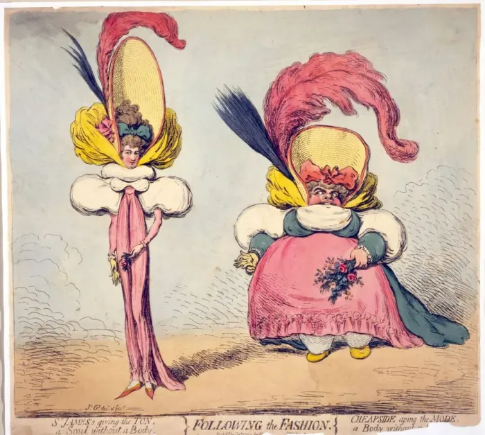 Framed Print : Following Fashion, 1794 Framed Print : Following Fashion, 1794