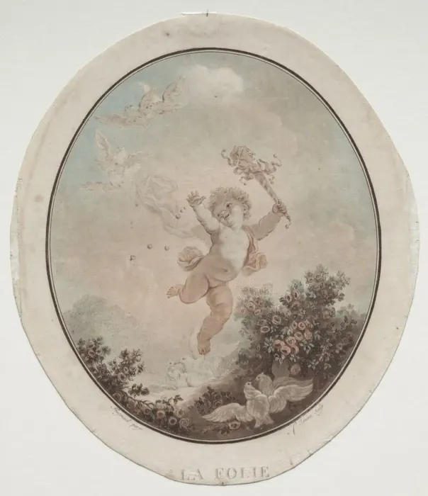 Framed Print : Folly, 1777. Creator: Jean Francois Janinet (French, 1752-1814) Framed Print : Folly, 1777. Creator: Jean Francois Janinet (French, 1752-1814)