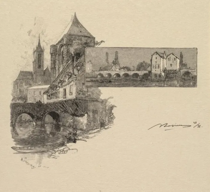 Framed Print : Fontainebleau Forest: Moret, the Wood-Mill (La Foret de Fontainebleau... 1890 Framed Print : Fontainebleau Forest: Moret, the Wood-Mill (La Foret de Fontainebleau... 1890
