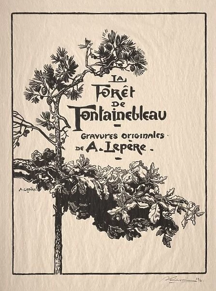 Fontainebleau: Frontispiece. Creator: Auguste Louis Lepere (French, 1849-1918)