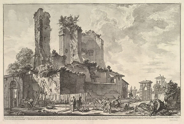 The Fontana dell'Aqua Giulia (Vedute dell avanzo del Castello del'Aqua Giulia), ca. 1753