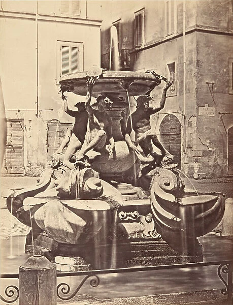 Fontana delle Tartarughe, 1848-52. Creator: Eugene Constant