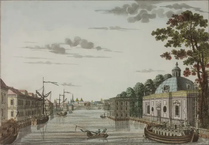 Framed Print : Fontanka River at the Summer Garden in Saint Petersburg, Between 1792 and 1820 Framed Print : Fontanka River at the Summer Garden in Saint Petersburg, Between 1792 and 1820