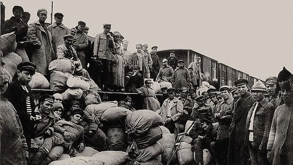 The food brigade (Prodotryad) is sent to Tambov, 1919