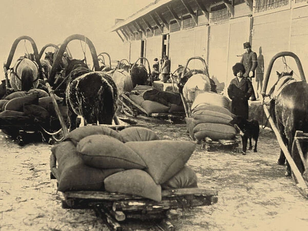 The food brigade (Prodotryad) in Siberia, 1920