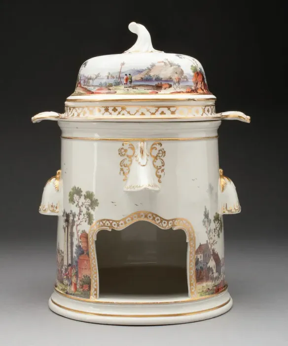 Framed Print : Food Warmer (Rechaud), Munich, c. 1760. Creator: Nymphenburg Porcelain Manufactory Framed Print : Food Warmer (Rechaud), Munich, c. 1760. Creator: Nymphenburg Porcelain Manufactory