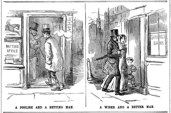 Framed Print : A Foolish and a Betting Man and A Wise and a Better Man, 1852 Framed Print : A Foolish and a Betting Man and A Wise and a Better Man, 1852