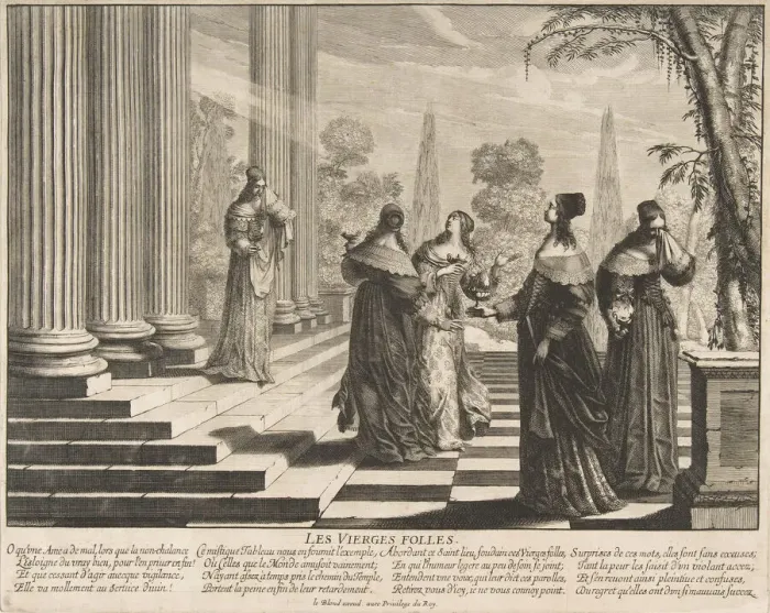 Framed Print : The Foolish Virgins Rejected, ca. 1635. Creator: Abraham Bosse Framed Print : The Foolish Virgins Rejected, ca. 1635. Creator: Abraham Bosse