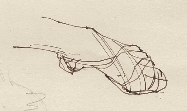 Foot study, c1950. Creator: Shirley Markham