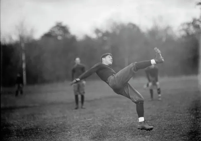 Framed Print : Football - Costello; Georgetown-Virginia Game, 1912. Creator: Harris & Ewing. Football - Costello; Georgetown-Virginia Game, 1912. Creator: Harris & Ewing Framed Print : Football - Costello; Georgetown-Virginia Game, 1912. Creator: Harris & Ewing. Football - Costello; Georgetown-Virginia Game, 1912. Creator: Harris & Ewing