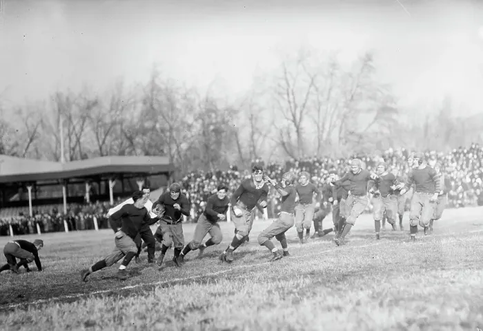 Framed Print : Football - Costello; Georgetown-Virginia Game, 1912. Creator: Harris & Ewing. Football - Costello; Georgetown-Virginia Game, 1912. Creator: Harris & Ewing Framed Print : Football - Costello; Georgetown-Virginia Game, 1912. Creator: Harris & Ewing. Football - Costello; Georgetown-Virginia Game, 1912. Creator: Harris & Ewing