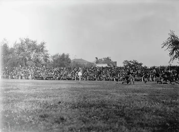 Framed Print : Football - Georgetown-Carlisle Game; Glenn Warner, 1912. Creator: Harris & Ewing. Football - Georgetown-Carlisle Game; Glenn Warner, 1912. Creator: Harris & Ewing Framed Print : Football - Georgetown-Carlisle Game; Glenn Warner, 1912. Creator: Harris & Ewing. Football - Georgetown-Carlisle Game; Glenn Warner, 1912. Creator: Harris & Ewing
