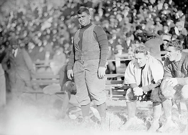 Football - Georgetown University Game, 1911. Creator: Harris & Ewing. Football - Georgetown University Game, 1911. Creator: Harris & Ewing