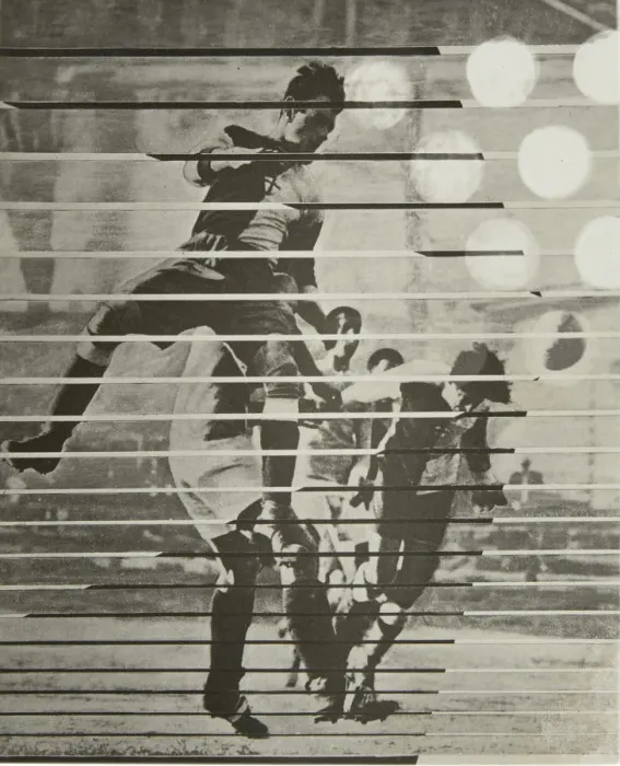 Framed Print : Footballer, 1926. Creator: Lissitzky, El (1890-1941) Framed Print : Footballer, 1926. Creator: Lissitzky, El (1890-1941)