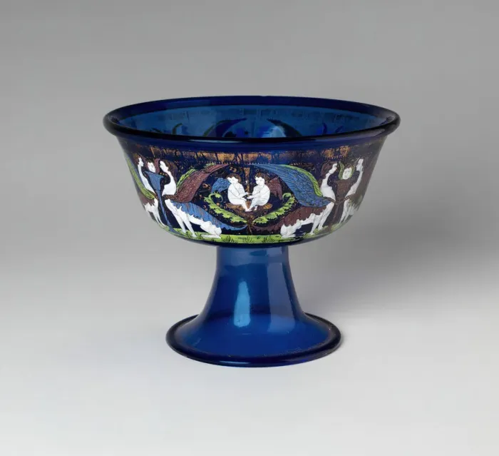 Framed Print : Footed Bowl, Venice, c. 1490. Creator: Unknown Framed Print : Footed Bowl, Venice, c. 1490. Creator: Unknown