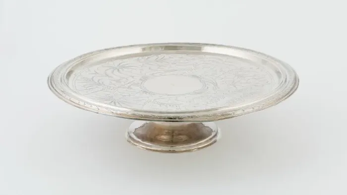 Framed Print : Footed Salver, England, 1683 / 84. Creator: John Sutton Framed Print : Footed Salver, England, 1683 / 84. Creator: John Sutton