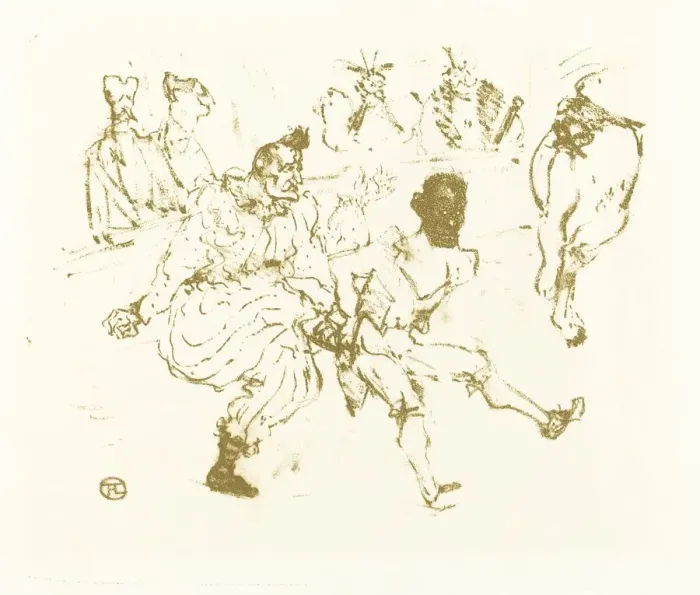 Framed Print : Footit and Chocolat (Footit et Chocolat). Creator: Henri de Toulouse-Lautrec Framed Print : Footit and Chocolat (Footit et Chocolat). Creator: Henri de Toulouse-Lautrec