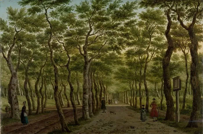 Framed Print : Footpath in the Haagse Bos, 1778. Creator: Paulus Constantijn la Fargue Framed Print : Footpath in the Haagse Bos, 1778. Creator: Paulus Constantijn la Fargue