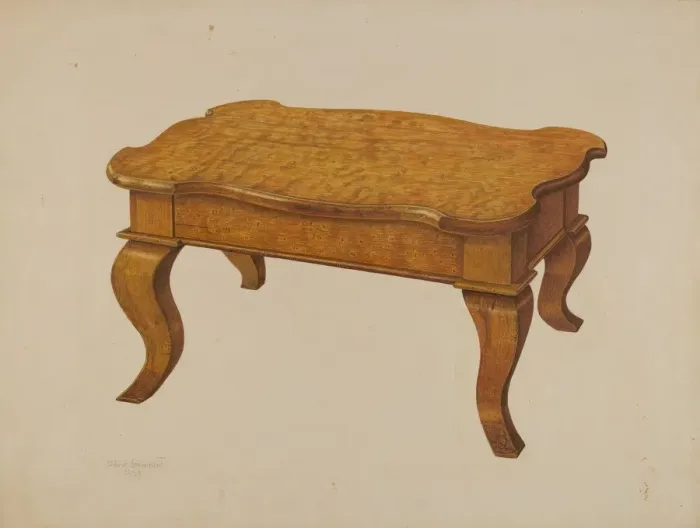 Framed Print : Footstool, 1939. Creator: Albert Geuppert Framed Print : Footstool, 1939. Creator: Albert Geuppert