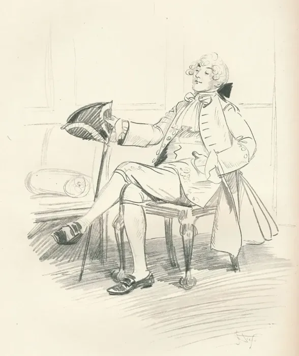 Framed Print : The Fop, c1917. Artist: Hugh Thomson Framed Print : The Fop, c1917. Artist: Hugh Thomson