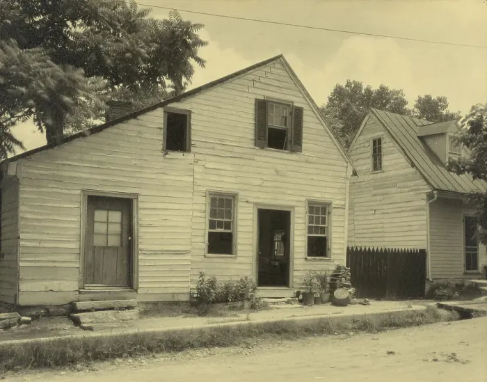 Framed Print : Forbes house, Warrenton Road, Scott's Hill, Falmouth, between 1925 and 1929. Creator: Frances Benjamin Johnston Framed Print : Forbes house, Warrenton Road, Scott's Hill, Falmouth, between 1925 and 1929. Creator: Frances Benjamin Johnston