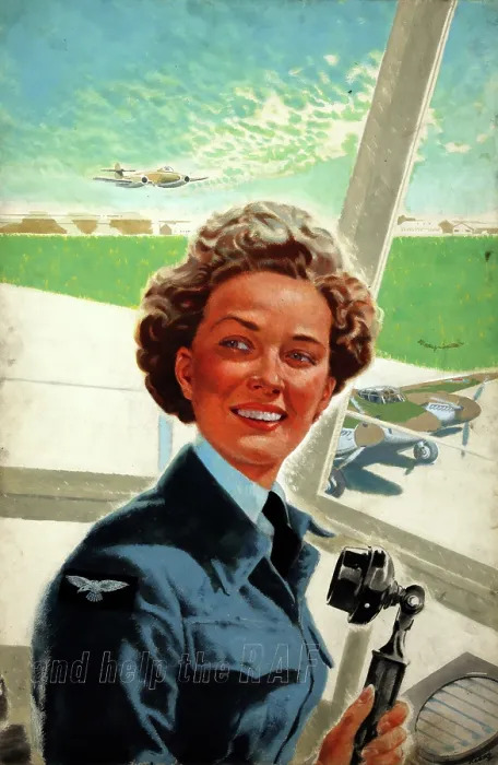 Framed Print : Forces Recruitment WAAF - And help the RAF, 1950. Creators: Central Office of Information, William Little Framed Print : Forces Recruitment WAAF - And help the RAF, 1950. Creators: Central Office of Information, William Little