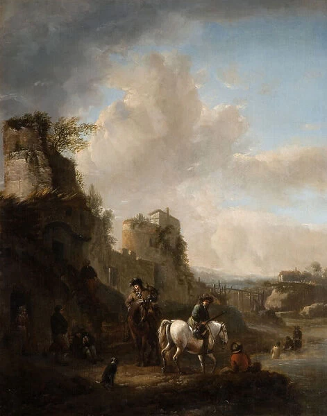 The Ford, 1655-1665. Creator: Barent Gael