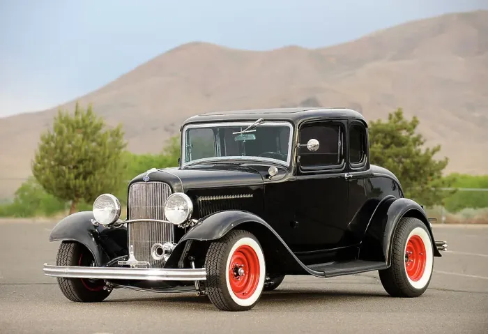 Framed Print : Ford 3 Window Coupe 1932. Artist: Simon Clay