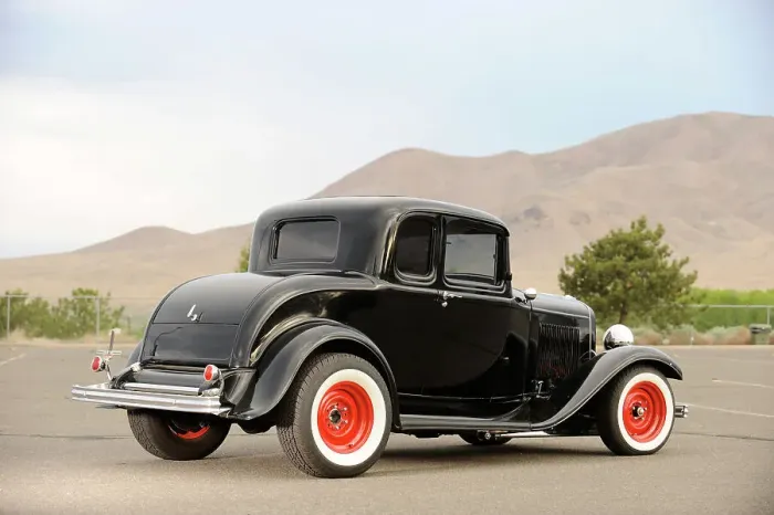 Framed Print : Ford 3 Window Coupe 1932. Artist: Simon Clay Framed Print : Ford 3 Window Coupe 1932. Artist: Simon Clay